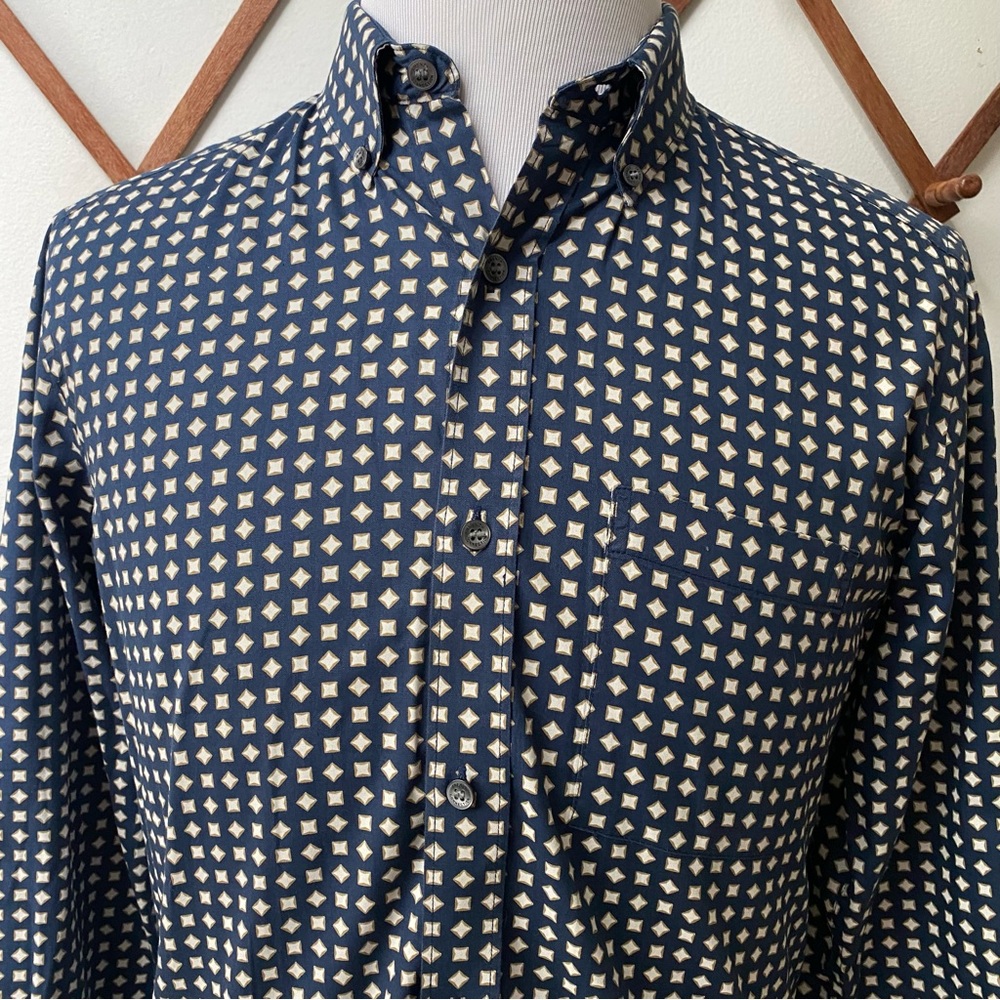 French Connection Argyle Diamond Patterned Shirt - image 2